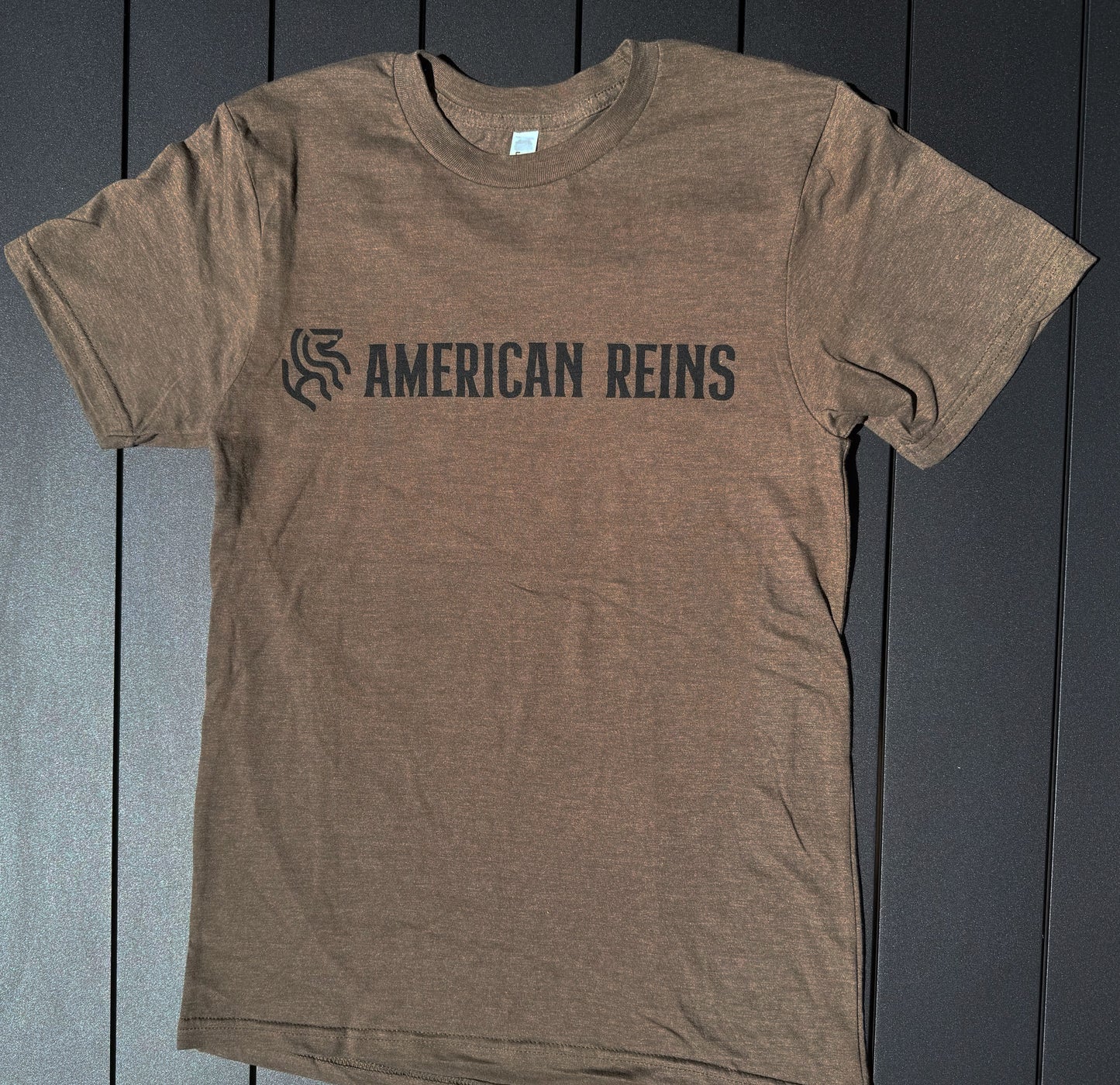 American Reins Unisex Tee Shirt - Heather Army