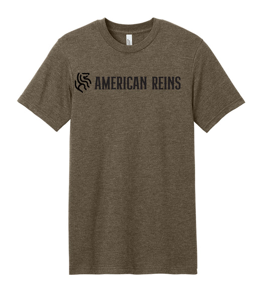 American Reins Unisex Tee Shirt - Heather Army