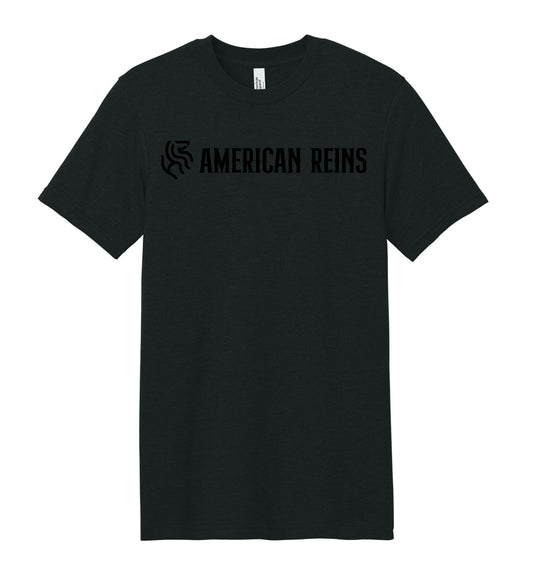 American Reins Unisex Tee Shirt - Black